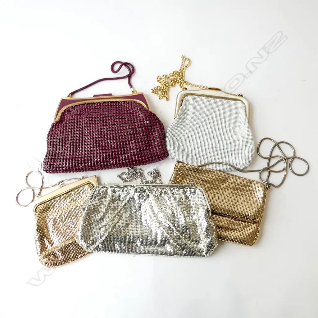 5 MESH HANDBAGS, OROTON ETC Image 1++