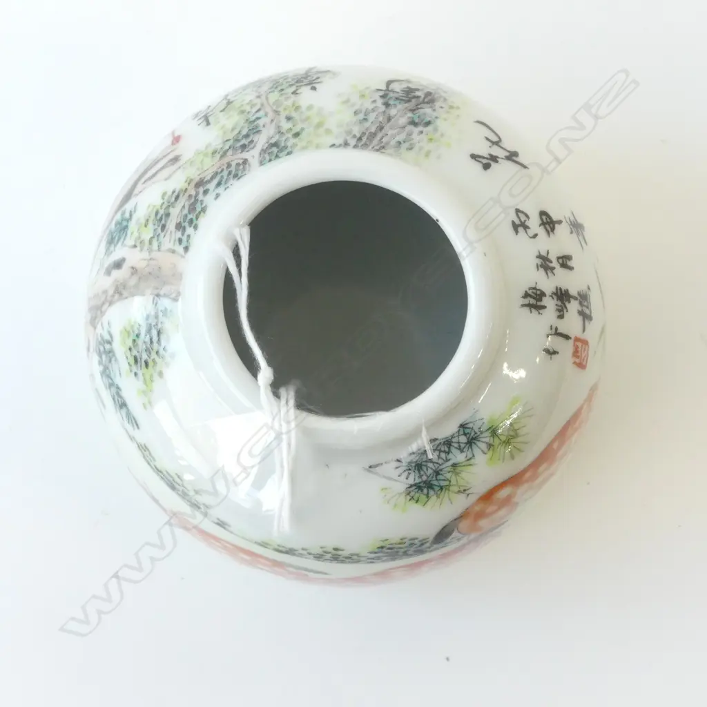 REPUBLIC PERIOD WATER POT DEER PATTERN HONGXIAN MARKS BY MEI FENGQIAO H.80mm Image 1++