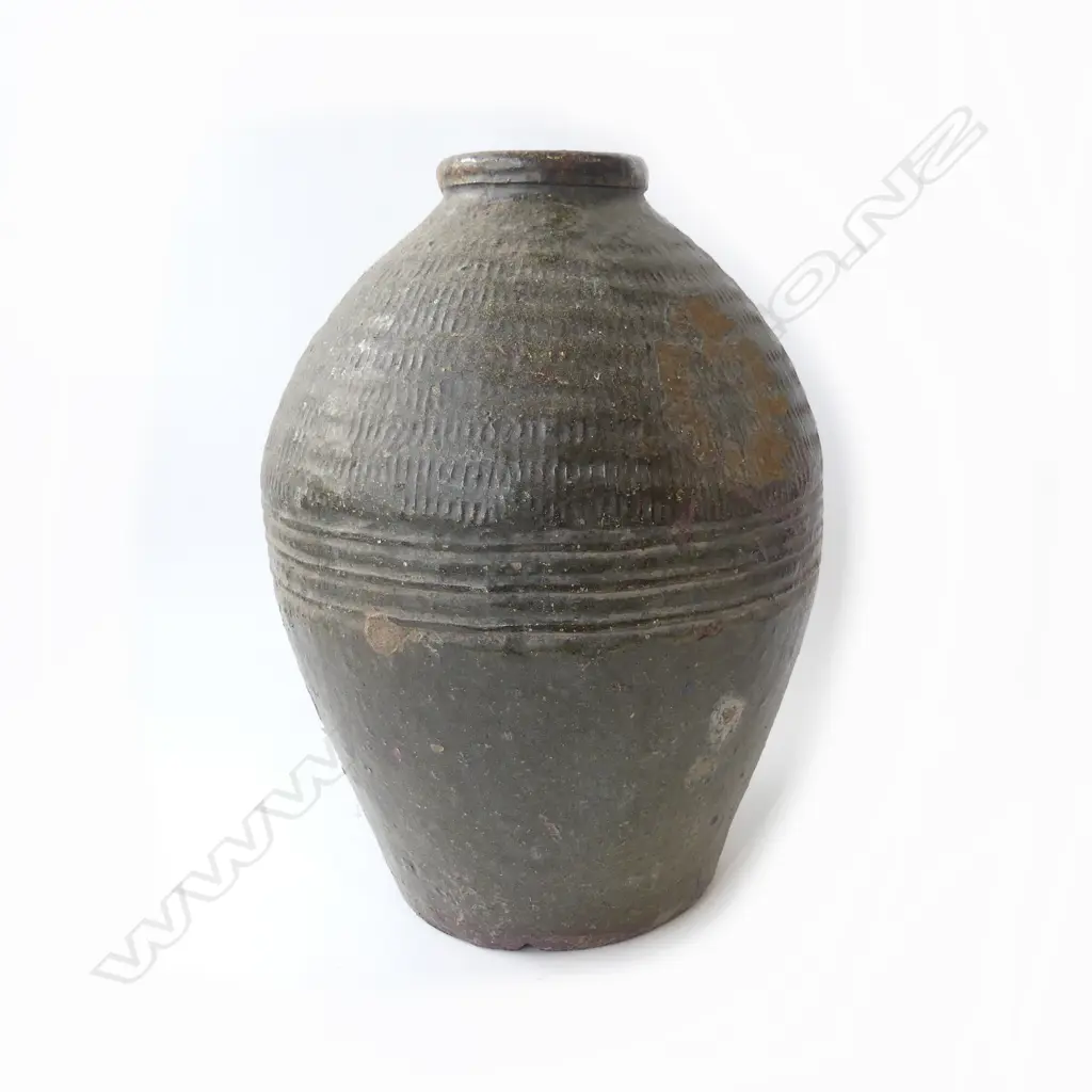 300 YEAR OLD ORIENTAL POTTERY VASE H.350mm Image 1++