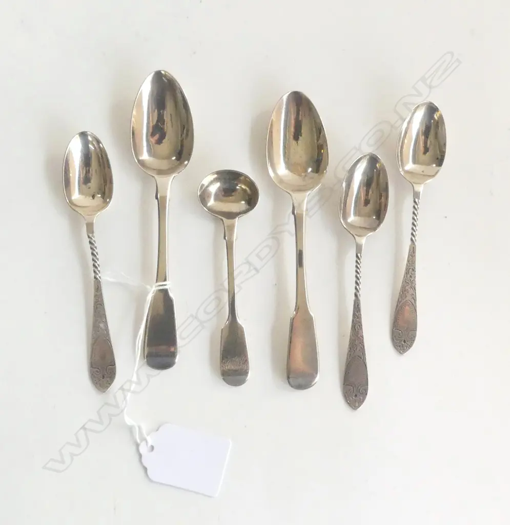 6 ASST. STG SPOONS, 70gms Image 1++