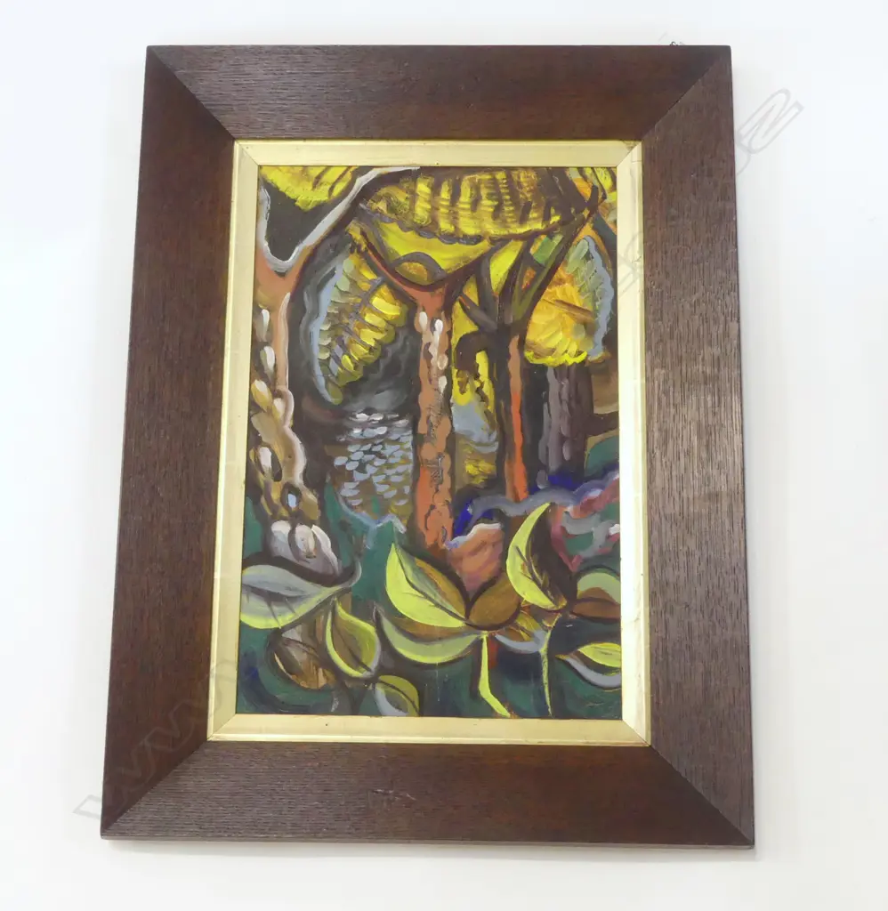 WILLIAM MAIN 'BUSH' OIL ON BOARD 1954 450x290mm Image 1++