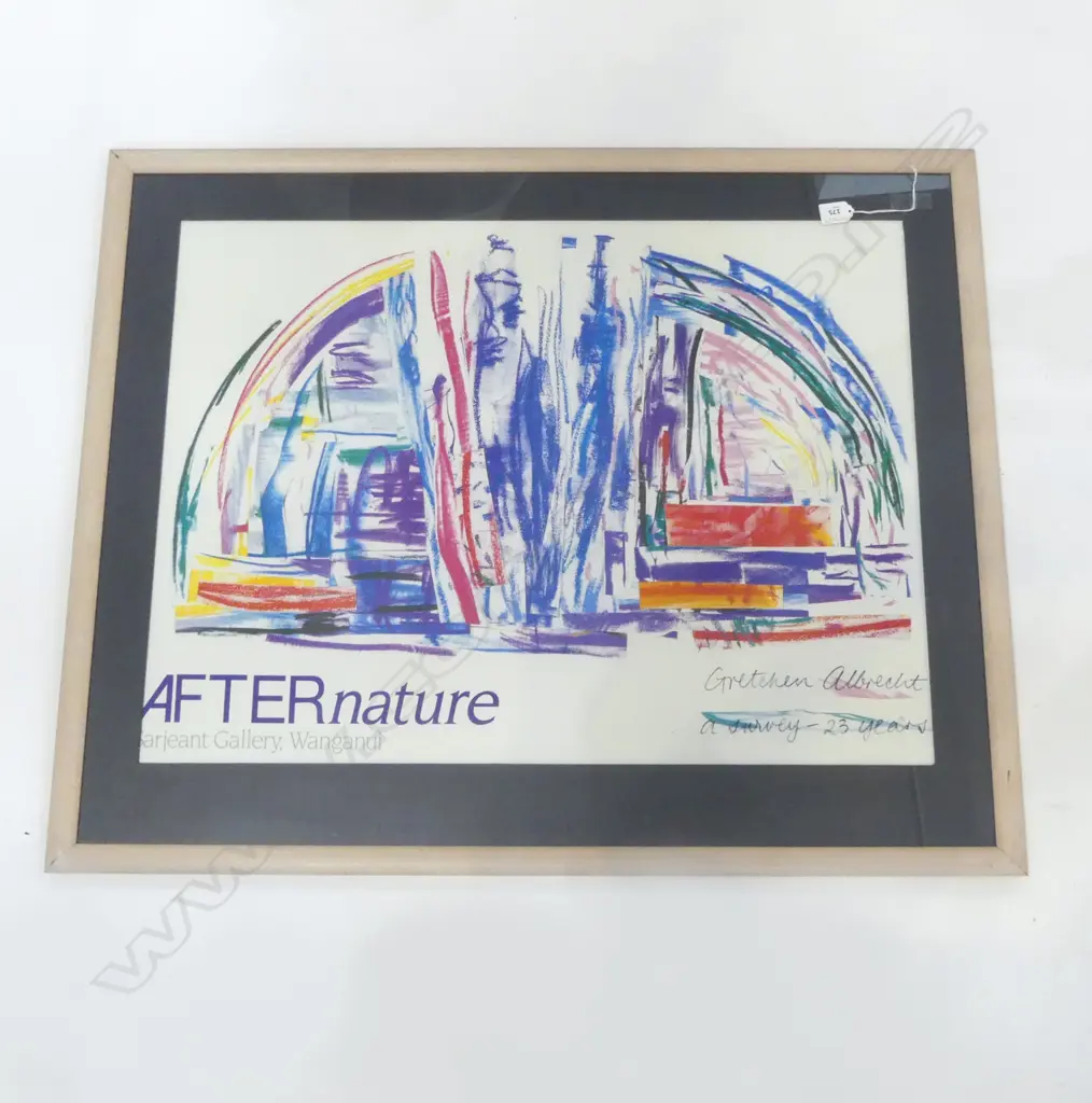 GRETCHEN ALBRECHT, 'AFTERnature' SARGEANT GALLERY POSTER 580x780mm Image 1++