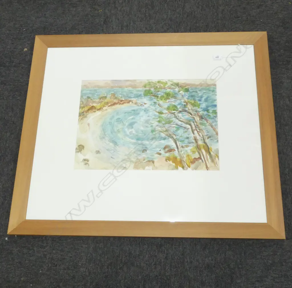 RICHARD CHRISP 'RINGS BEACH, COROMANDEL' WC '98 345x495mm Image 1++
