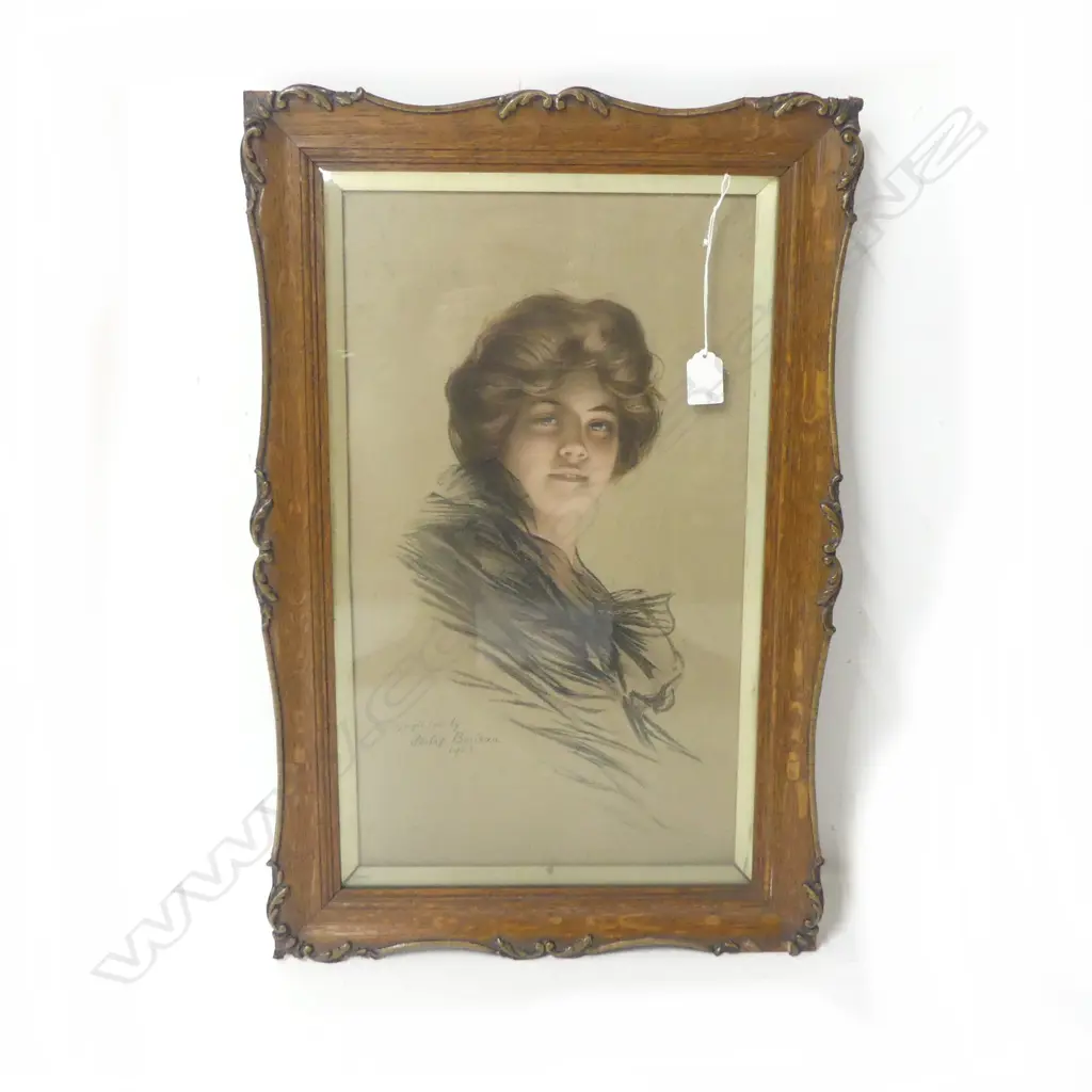 PHILIP BOILEAU EARLY 20thC PORTRAIT PRINT 475x275mm Image 1++