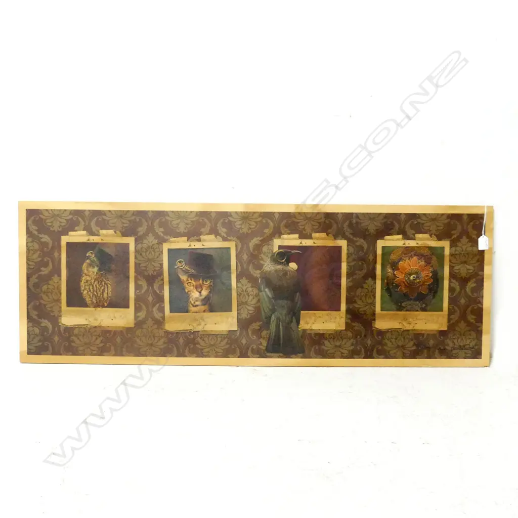 SIGNED ARTWORK, DIGITIAL PRINT ON PLY 410x1200mm Image 1++