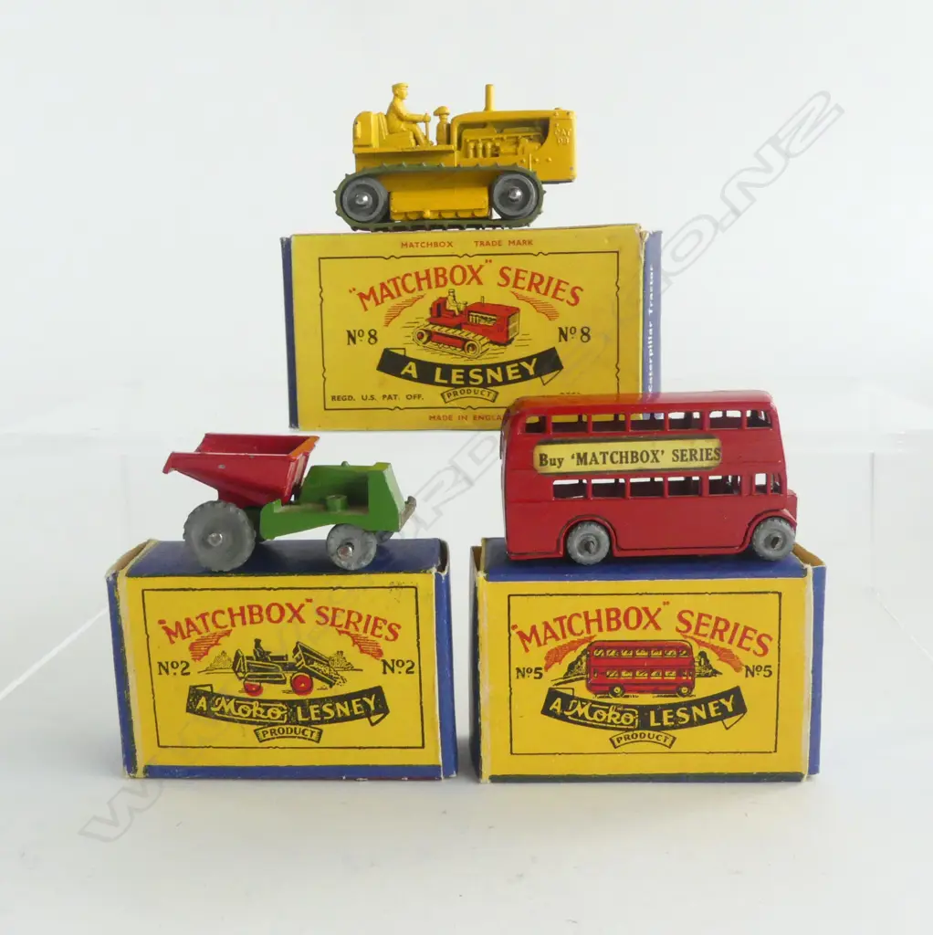 3 MINT & BOXED MATCHBOX TOYS NUMBERS 2 5 & 8 Image 1++
