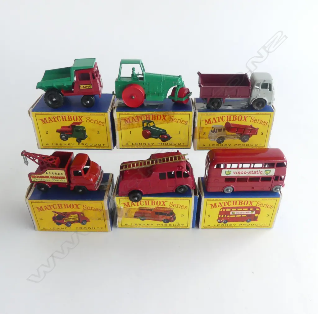 6 MINT & BOXED MATCHBOX TOYS NUMBERS 1 2 3 5 9 & 13 Image 1++