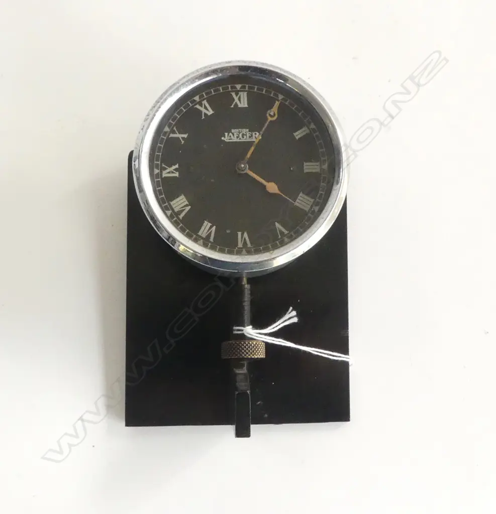 VINTAGE JAEGER CAR CLOCK 85mm dia Image 1++