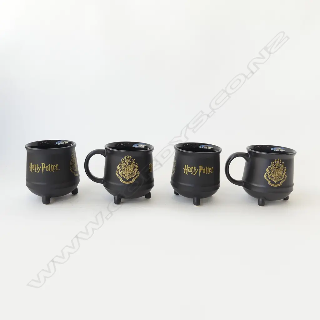 4 HARRY POTTER CAULDRON MUGS H.110mm Image 1++