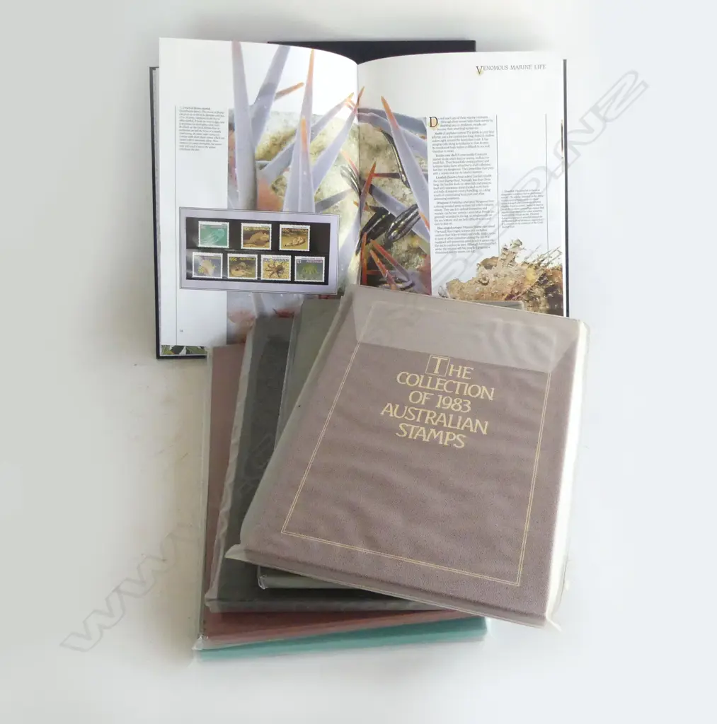 6 X AUSTRALIAN STAMP COLLECTION YEAR SETS 1980"s & 90's Image 1++