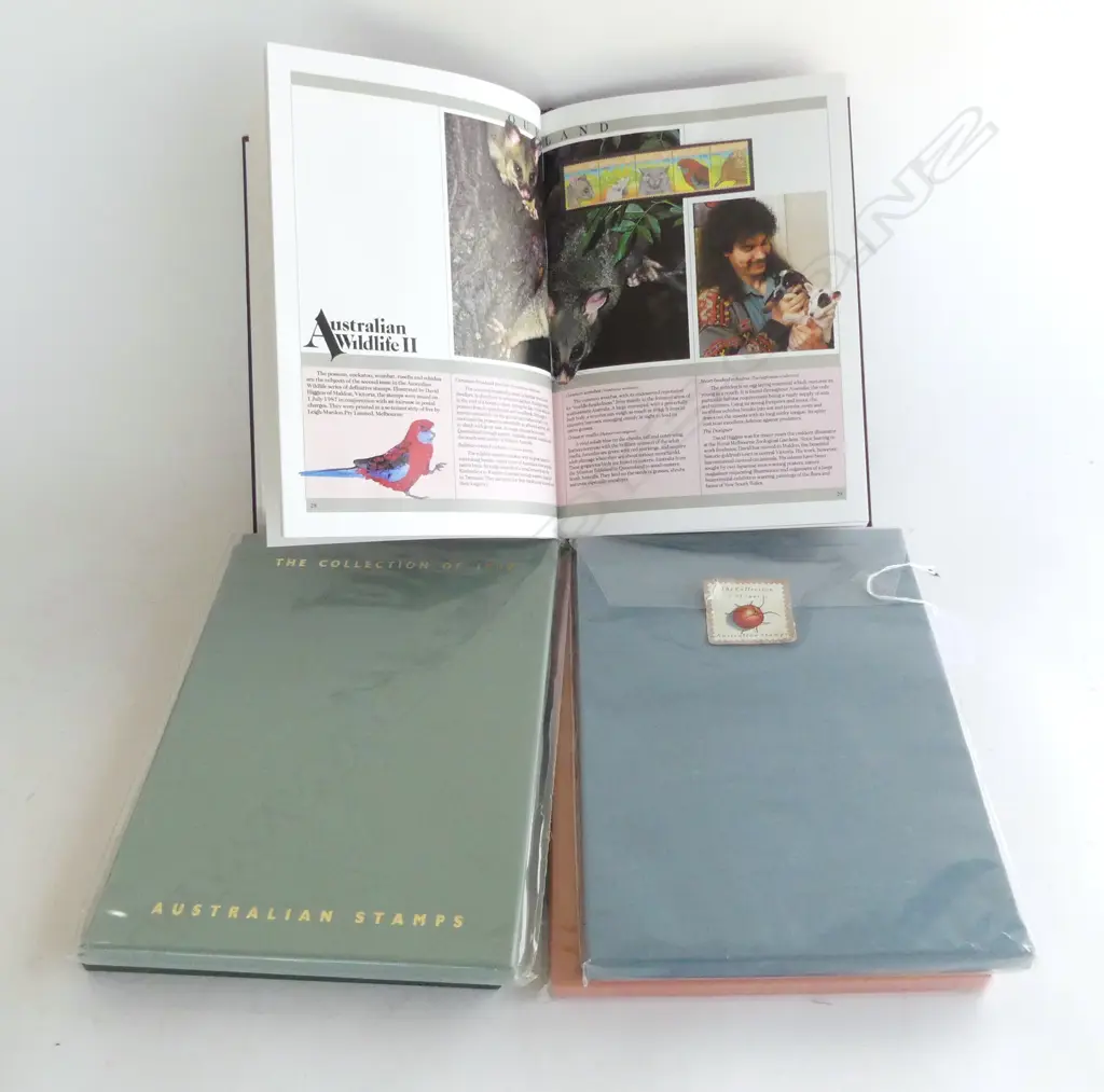 5 X AUSTRALIAN STAMP COLLECTION YEAR SETS 1980"s & 90's Image 1++