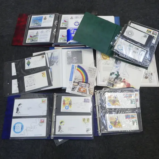 6 ALBUMS OF NZ MINT STOCK BOOK + SOUTH PACIFIC + 4 NZ 1980s ETC 1st DAY COVERS