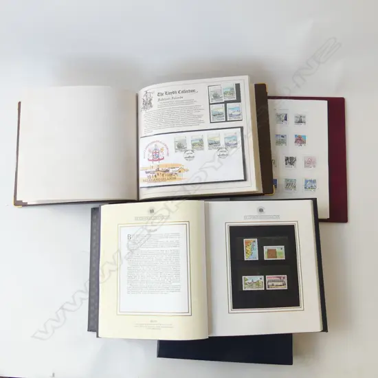 3 STAMP ALBUMS; AUSTRLIAN INCL. EARLY KANGAROOS ETC, 'THE LLOYDS COLLECTION' & 'THE COMMONWEALTH COLLECTION'