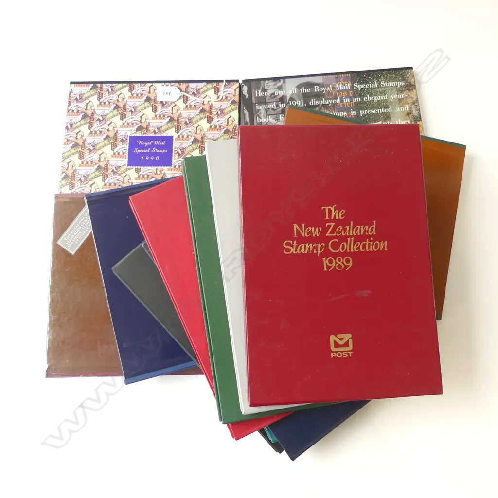 STAMP COLLECTIONS (7 NZ, 5 ROYAL MAIL) Image 1++