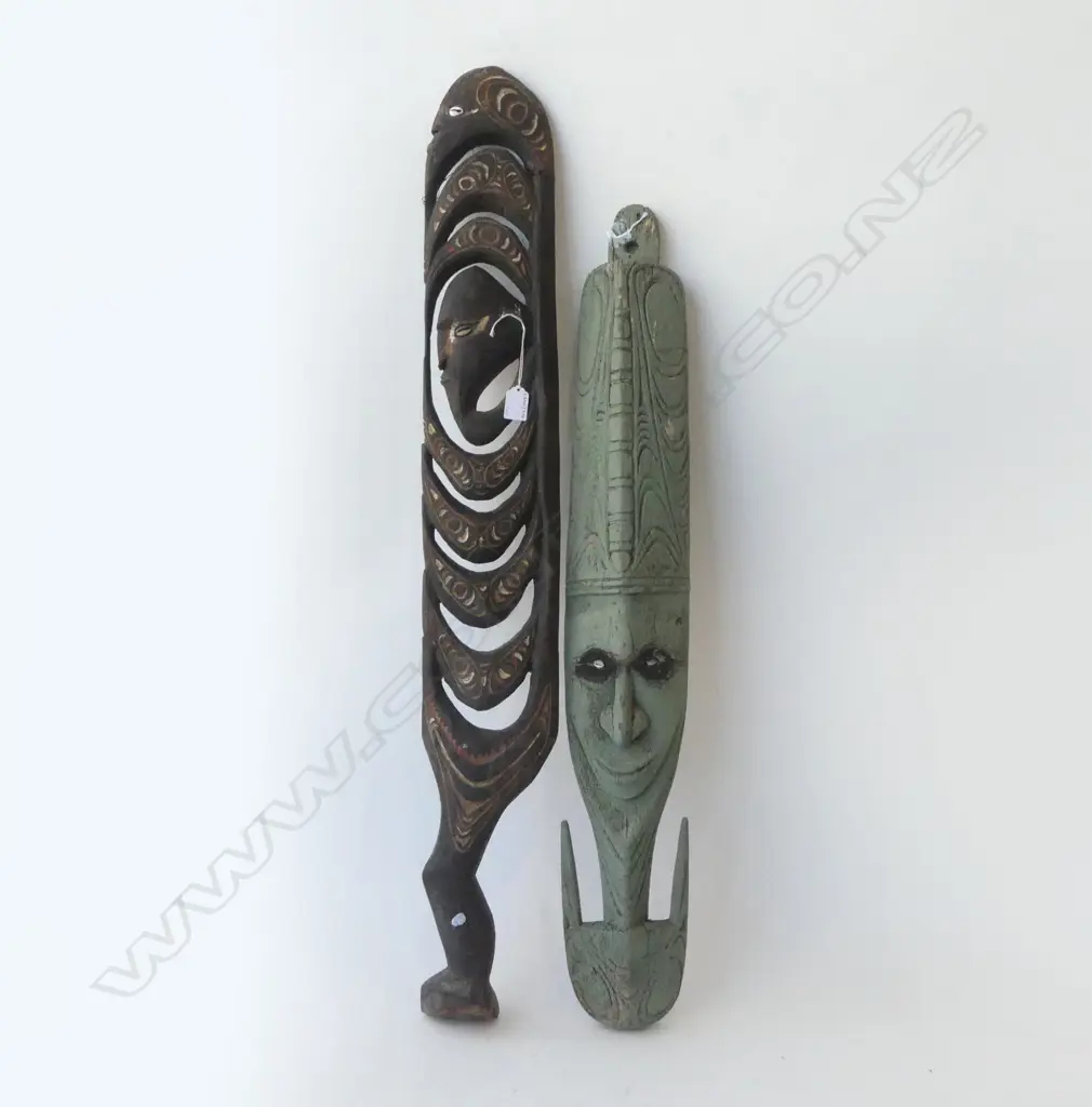 PNG CARVED FOOD HOOK L860 & STANDING CARVING L990MM Image 1++