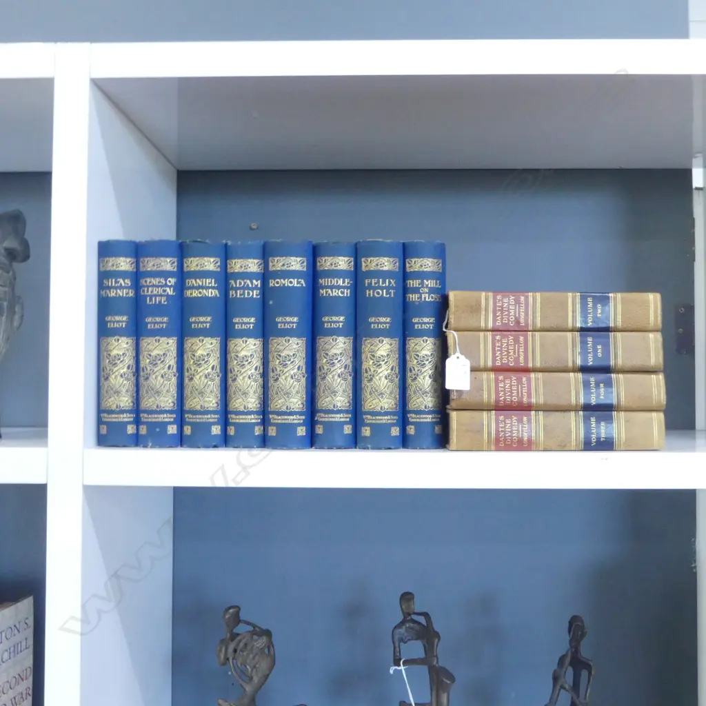 BOOK SETS: GEORGE ELLIOT (8), DANTES DIVINE COMEDY (4 VOLS) Image 1++