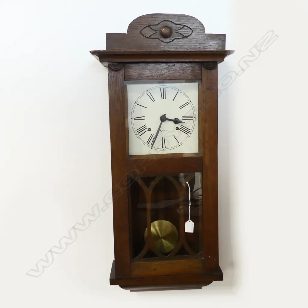 OAK WALL CLOCK H.800mm Image 1++