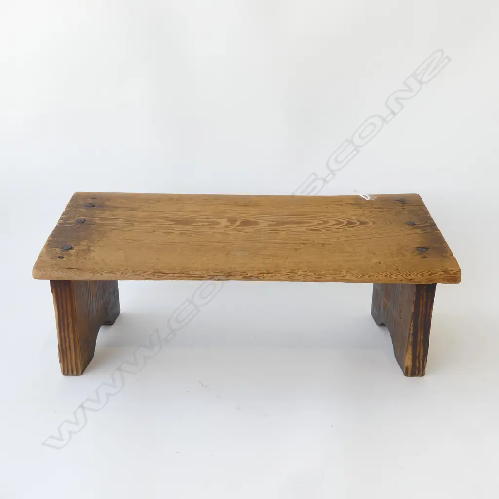 ANTIQUE STH AFRICAN FOOTSTALL W570MM Image 1++