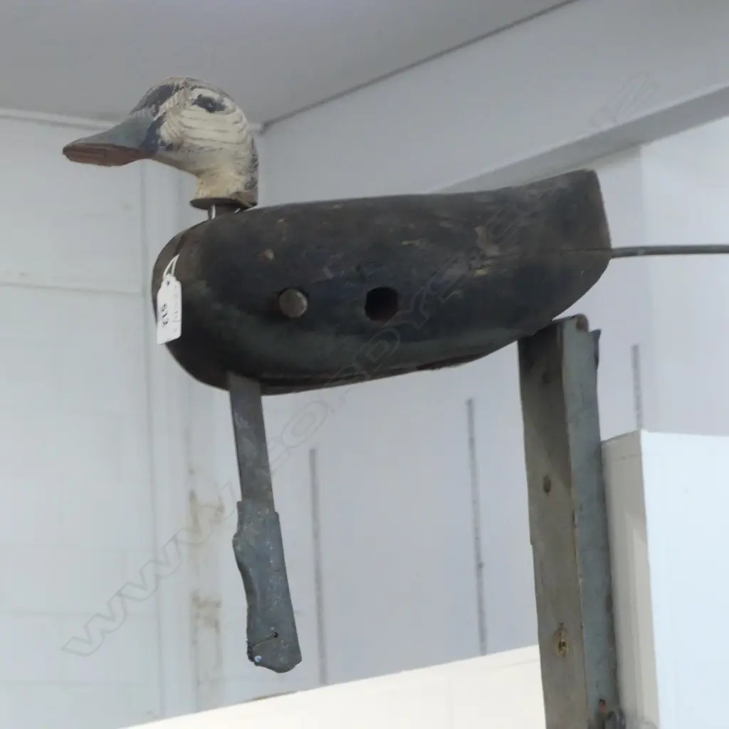 ARTICULATED WOODEN DUCK DECOY H.1050mm Image 1++