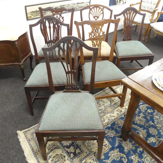 HARLEQUIN SET OF 6 CHAIRS