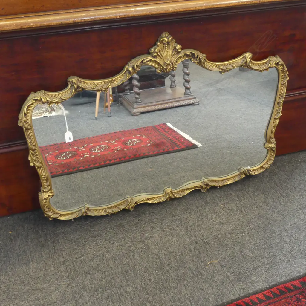 GOLD FRAMED MIRROR 675x1000mm Image 1++