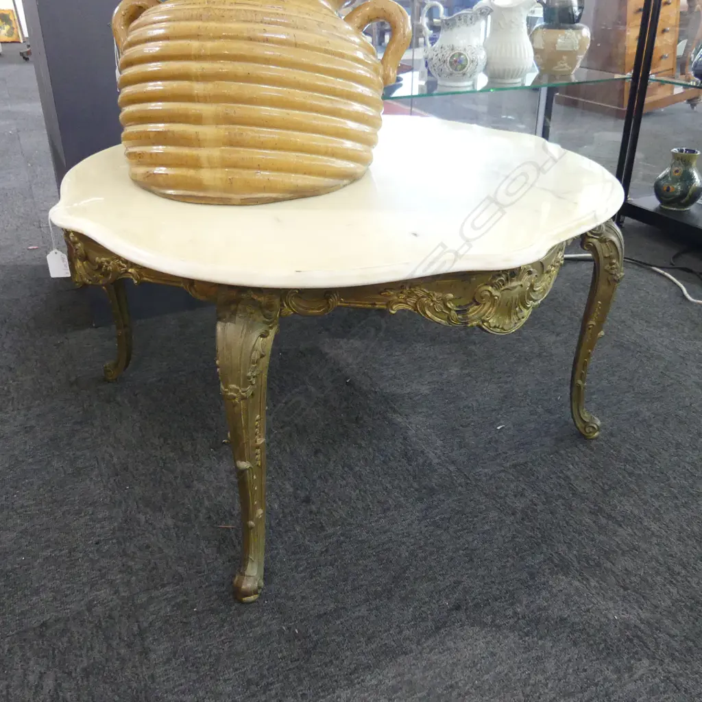 FRENCH STYLE COFFEE TABLE 790mm dia Image 1++
