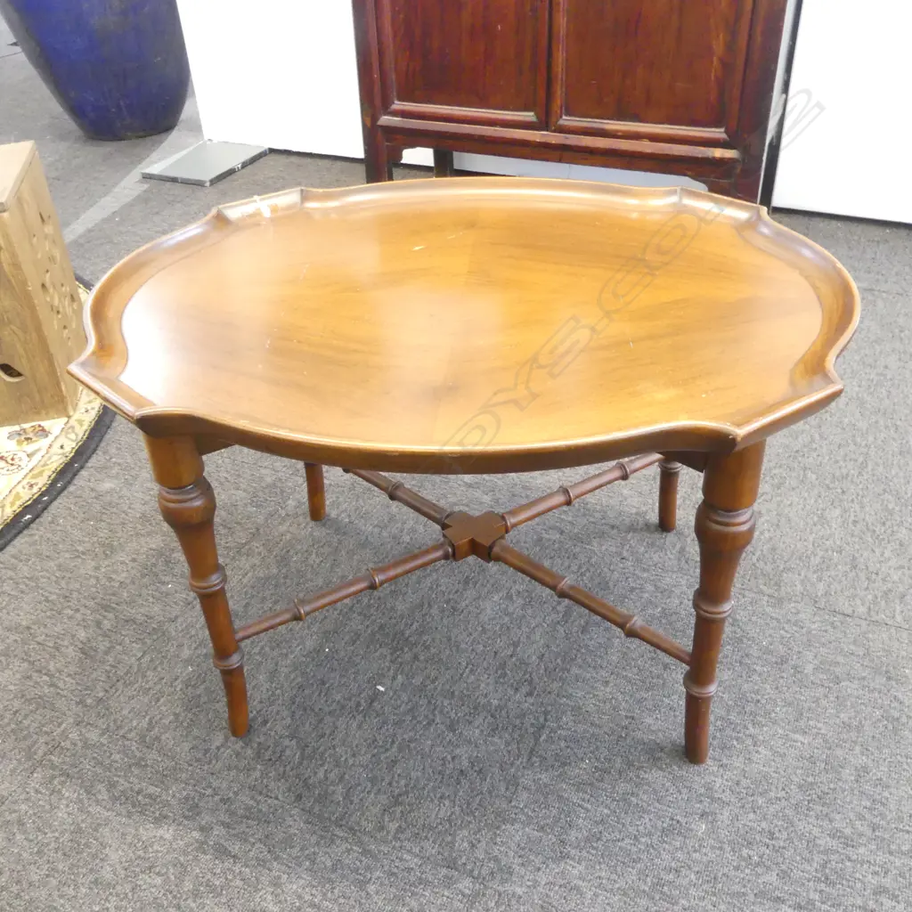 MAHOGANY SIDE TABLE 740x590x475mm Image 1++