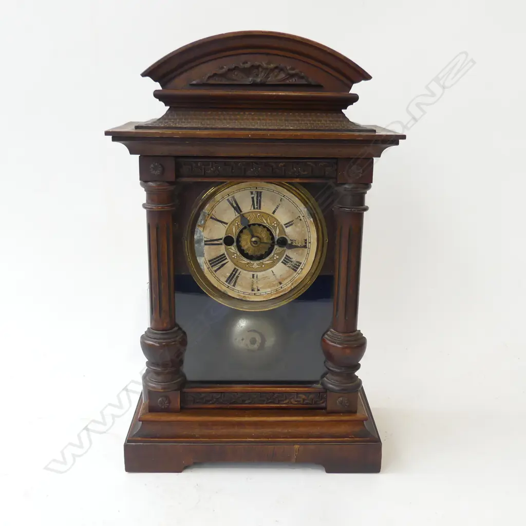 ANTIQUE WURHEMBERG MANTLE CLOCK Image 1++