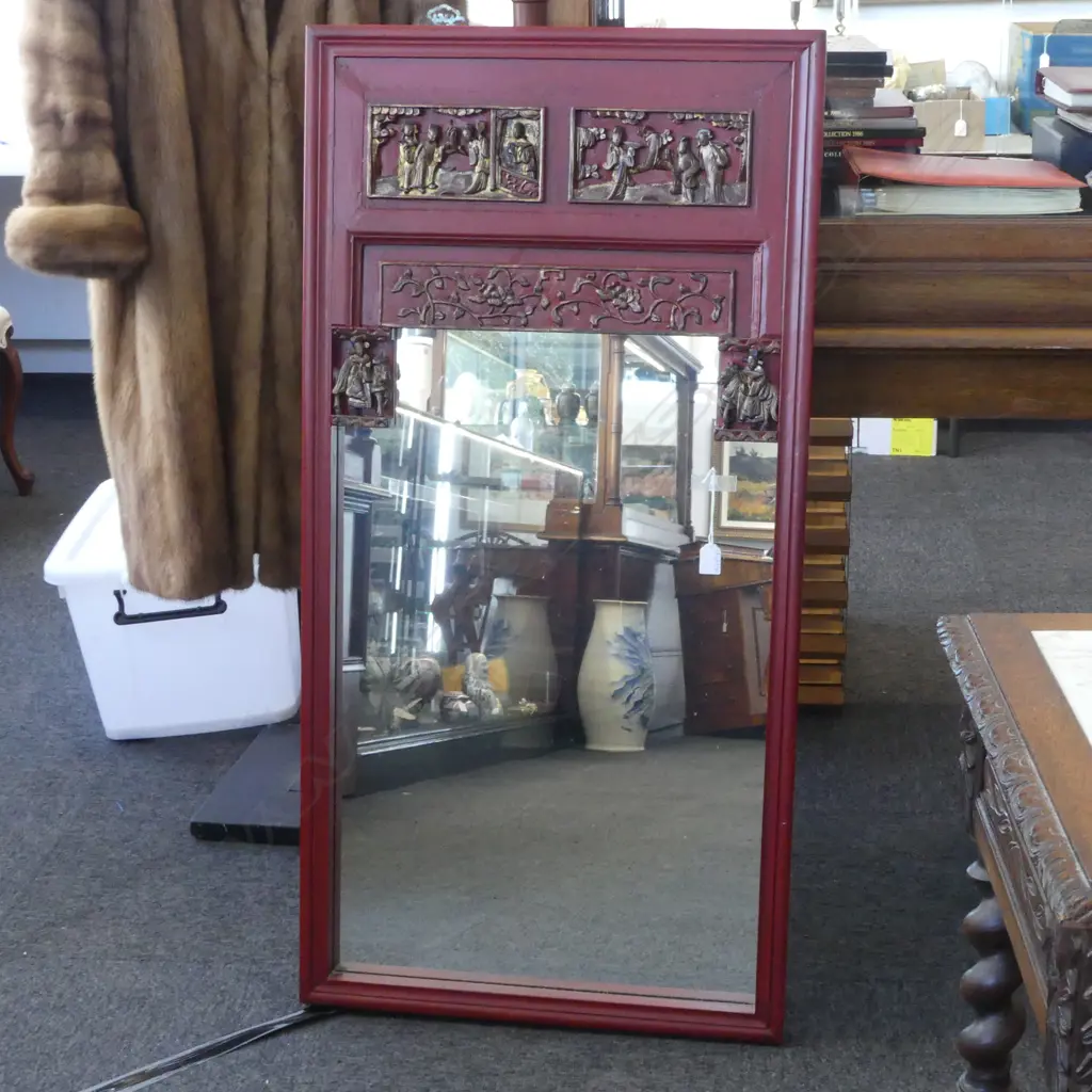 ORIENTAL RED MIRROR 1180x600mm Image 1++