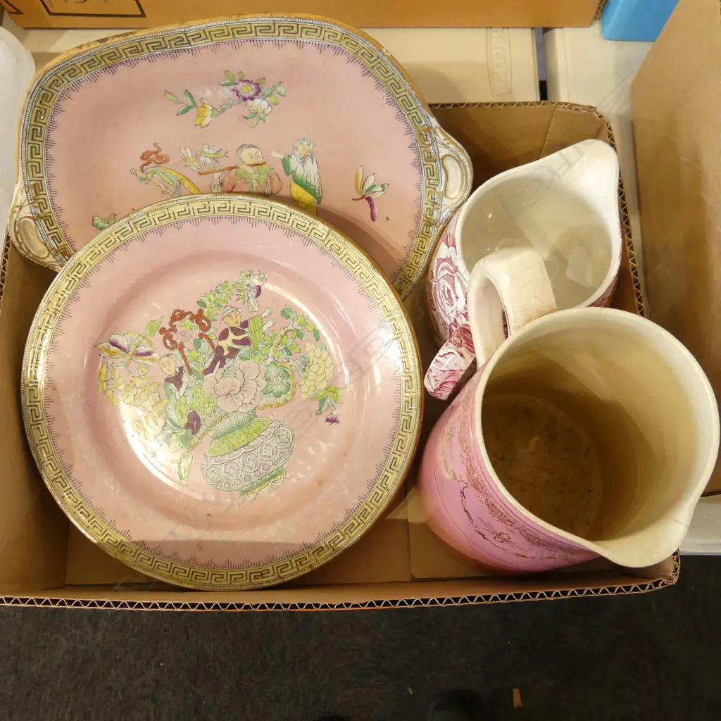 BOX OF VICT CHINA ETC Image 1++