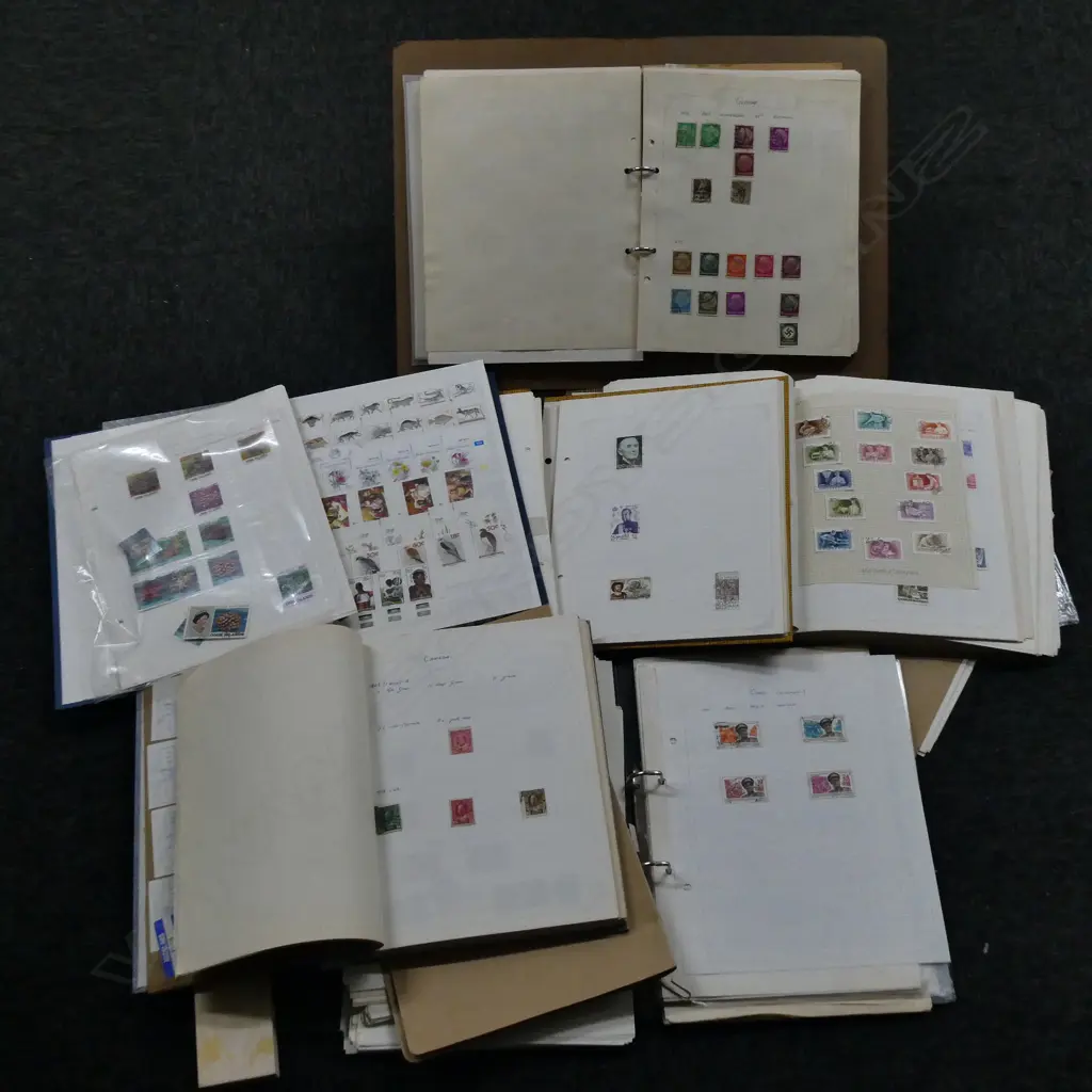 BOX WORLD STAMP COLLECTION includes multiple albums etc Image 1++