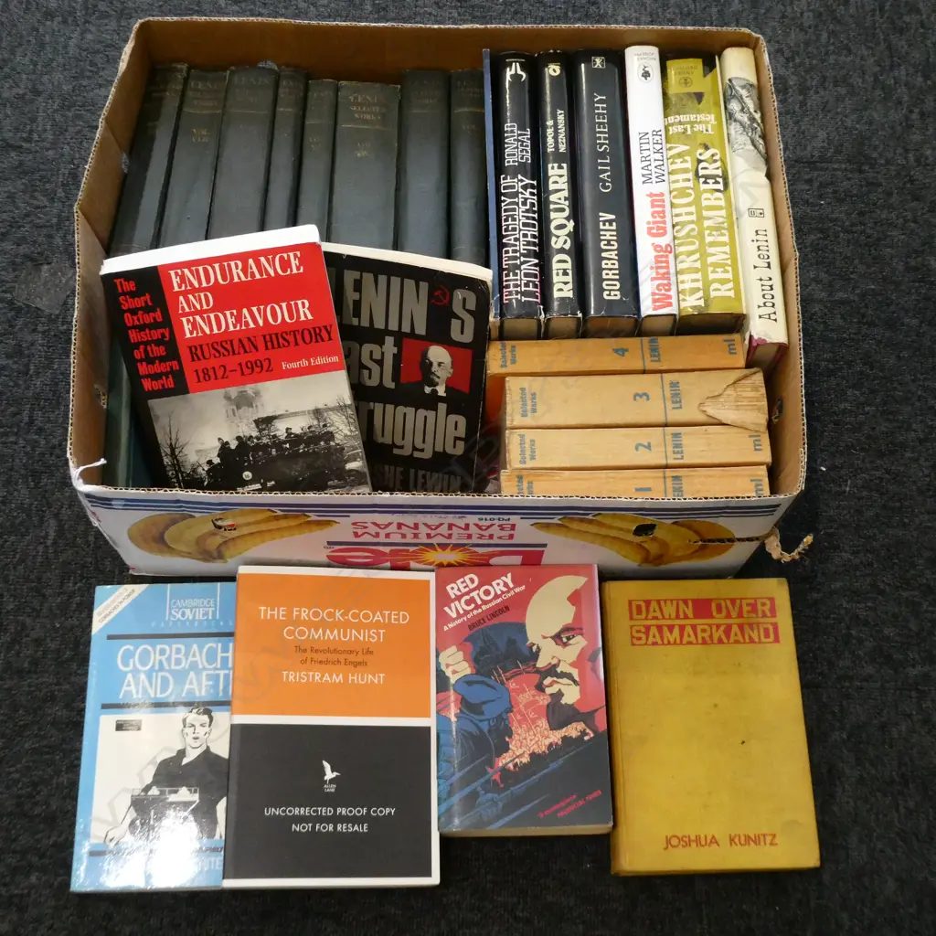 RUSSIAN BIOGRAPHIES INCL. 12 VOL. SET, LENINS WORKS Image 1++