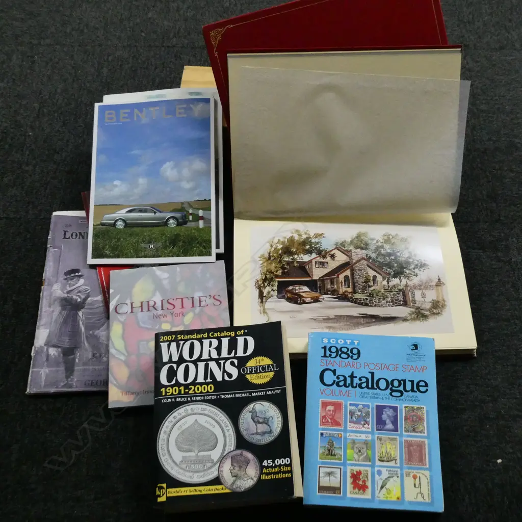 ASSORTED CATALOGUES - stamps/Christies etc Image 1++