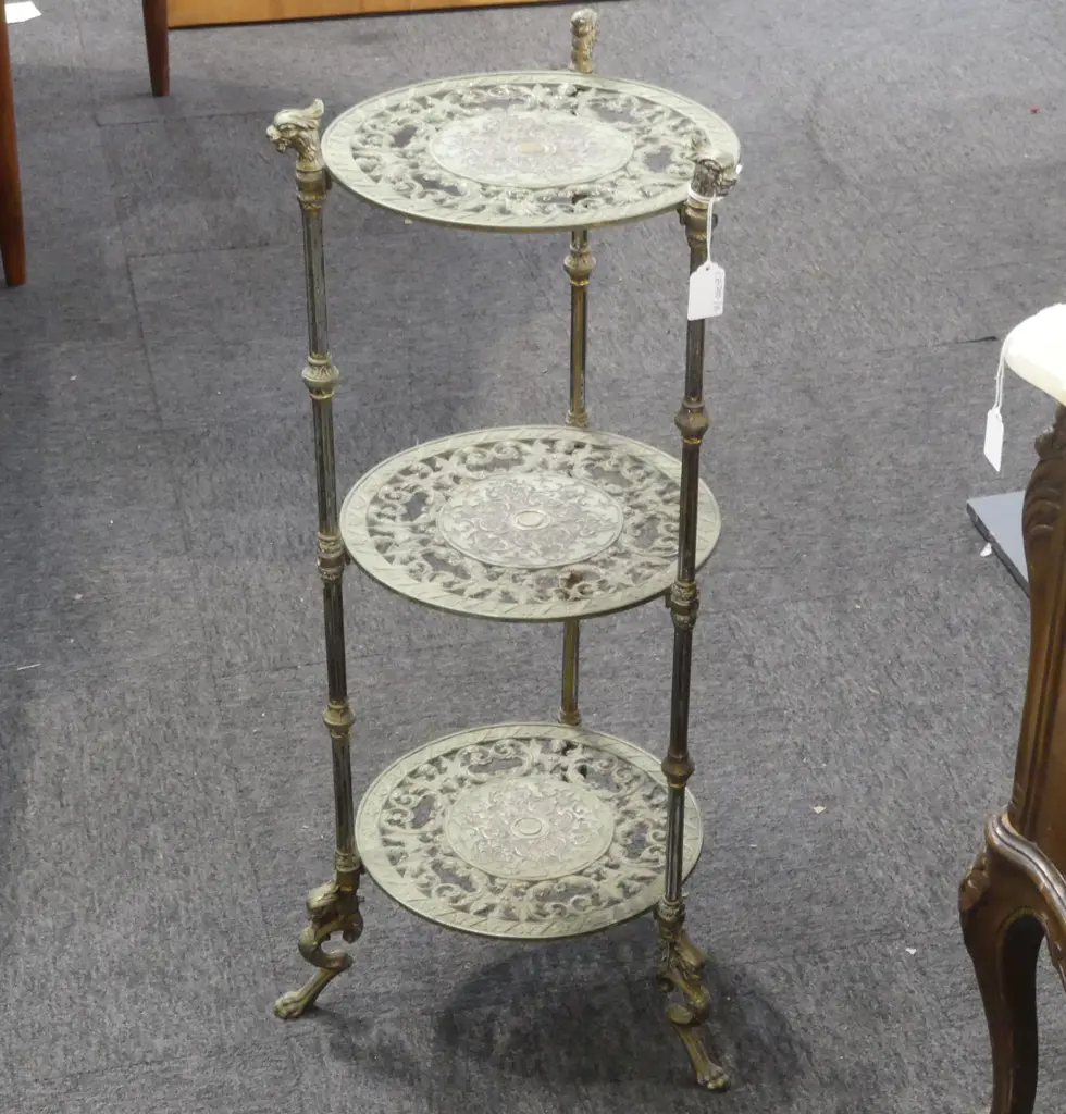 3 TIER METAL PLANT STAND H.740mm Image 1++