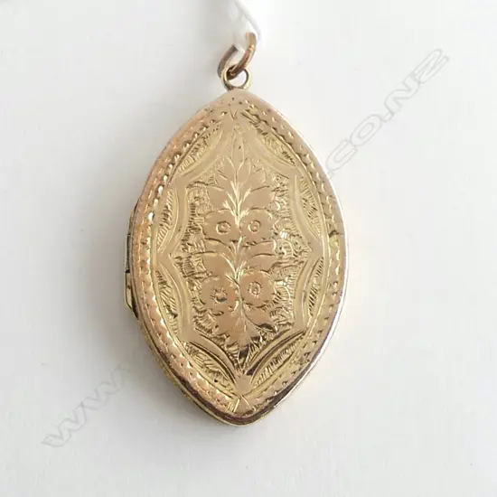 ANTIQUE ROLLED GOLD LOCKET 6.3gm L.35mm