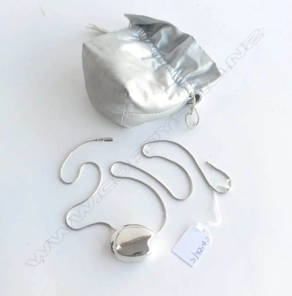 POUL HAVGAARD FOR LAPPONIA 925 SILVER PENDANT & CHAIN, FINLAND 46.0gms Image 1++