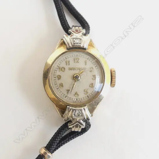 LADIES DECO GP 'HAMPDEN' WRIST WATCH + ORIG. CASE