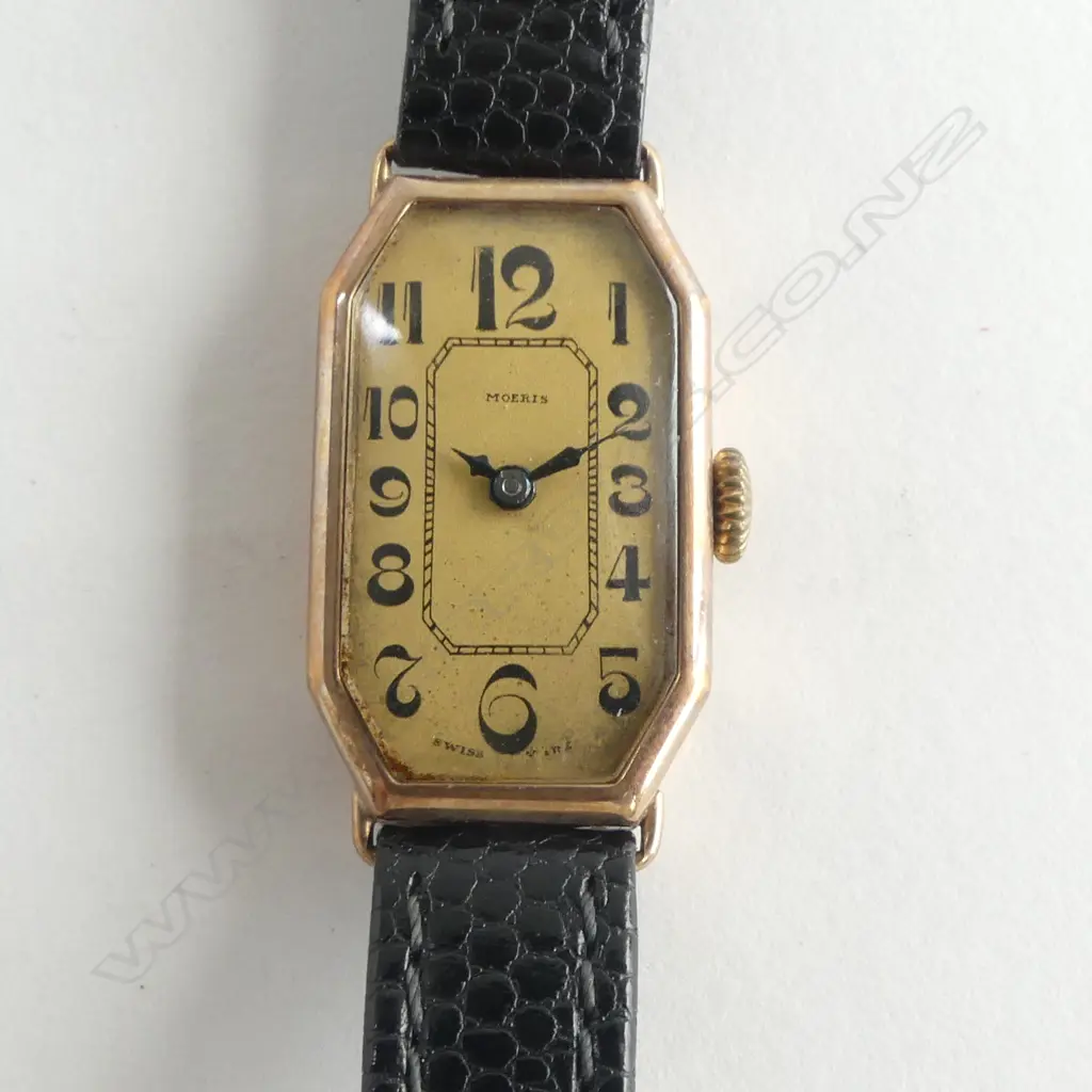 LADIES ART DECO 1920's 9ct GOLD LADIES WRISTWATCH Image 1++
