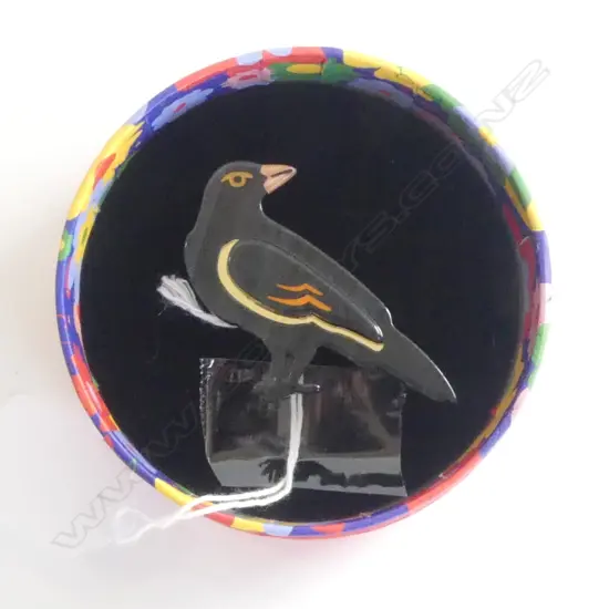 ERSTWILDER LIMITED EDITION 'SPELLBOUND' BROOCH -The Raven  (boxed)