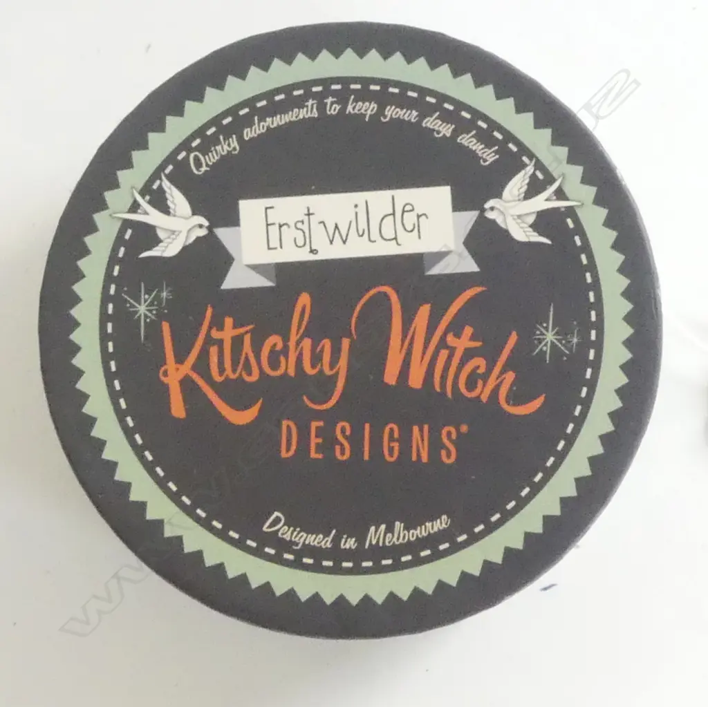 ERSTWILDER LIMITED EDITION 'ALL HALLOWS EVE' BROOCH -Pumpkin Clown  (boxed) Image 1++