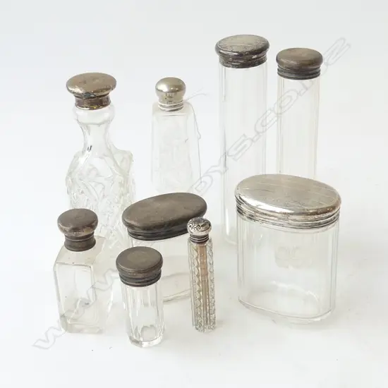 9 STG & CRYSTAL CONTAINERS H.165mm