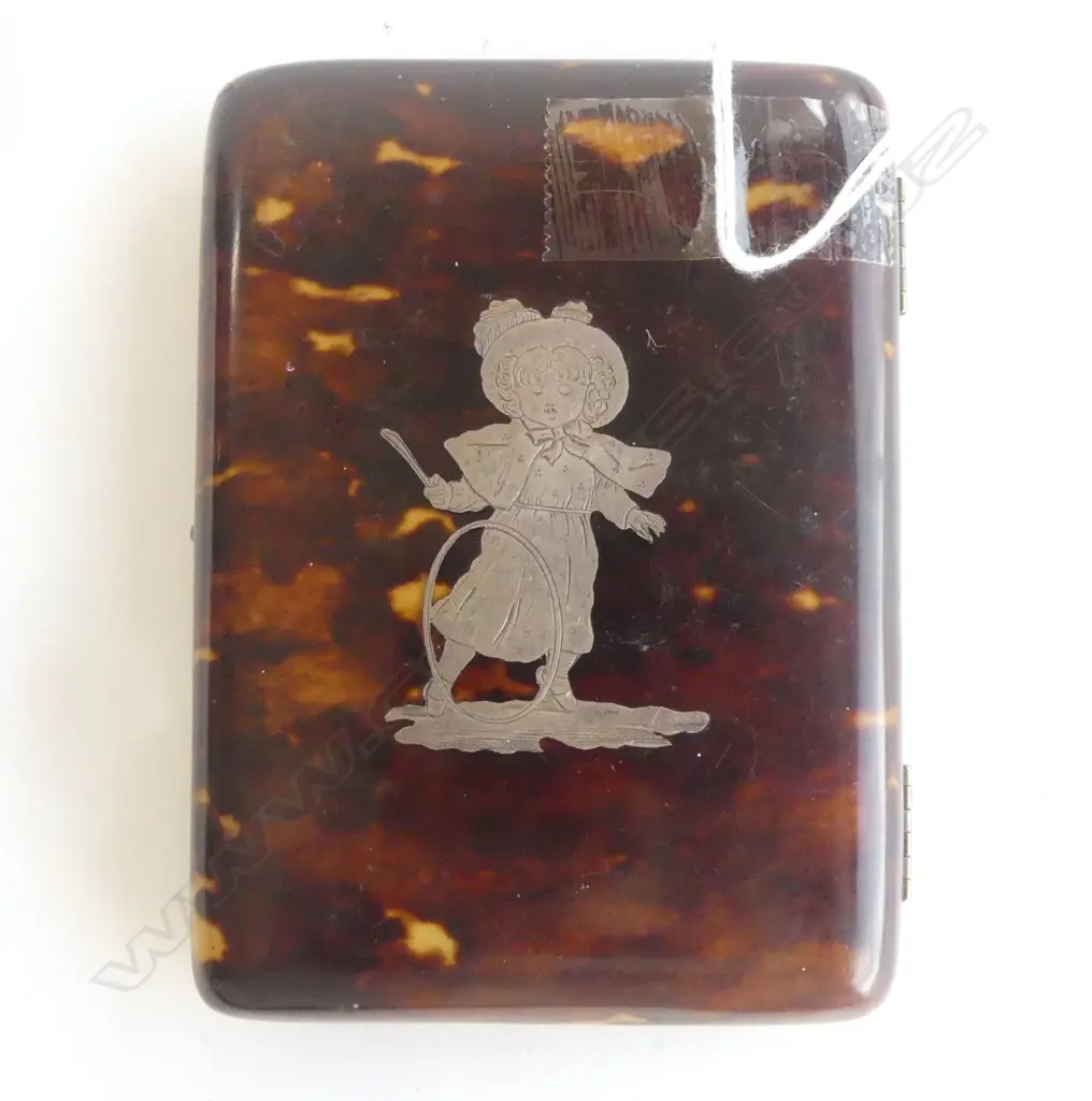 TORTOISESHELL CARD CASE 105x80mm Image 1++