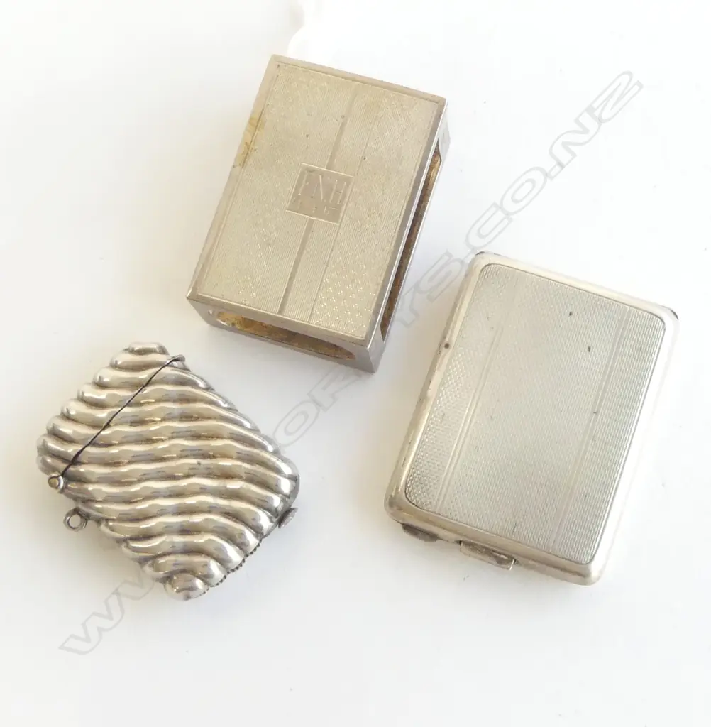 STG SILVER VESTA AF, CARD CASE, MATCHBOX HOLDER 100gms Image 1++
