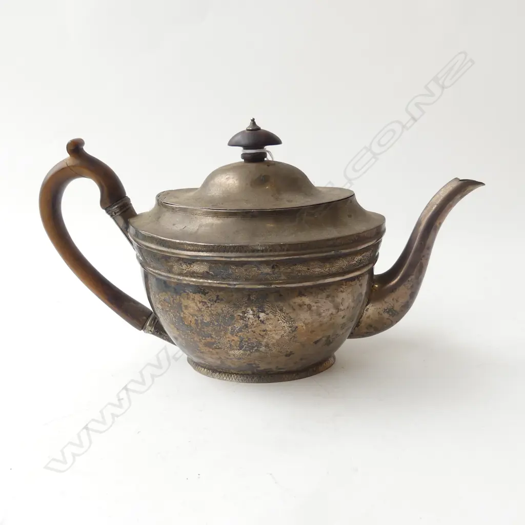 STG SILVER TEAPOT, LONDON 1803 442grms Image 1++
