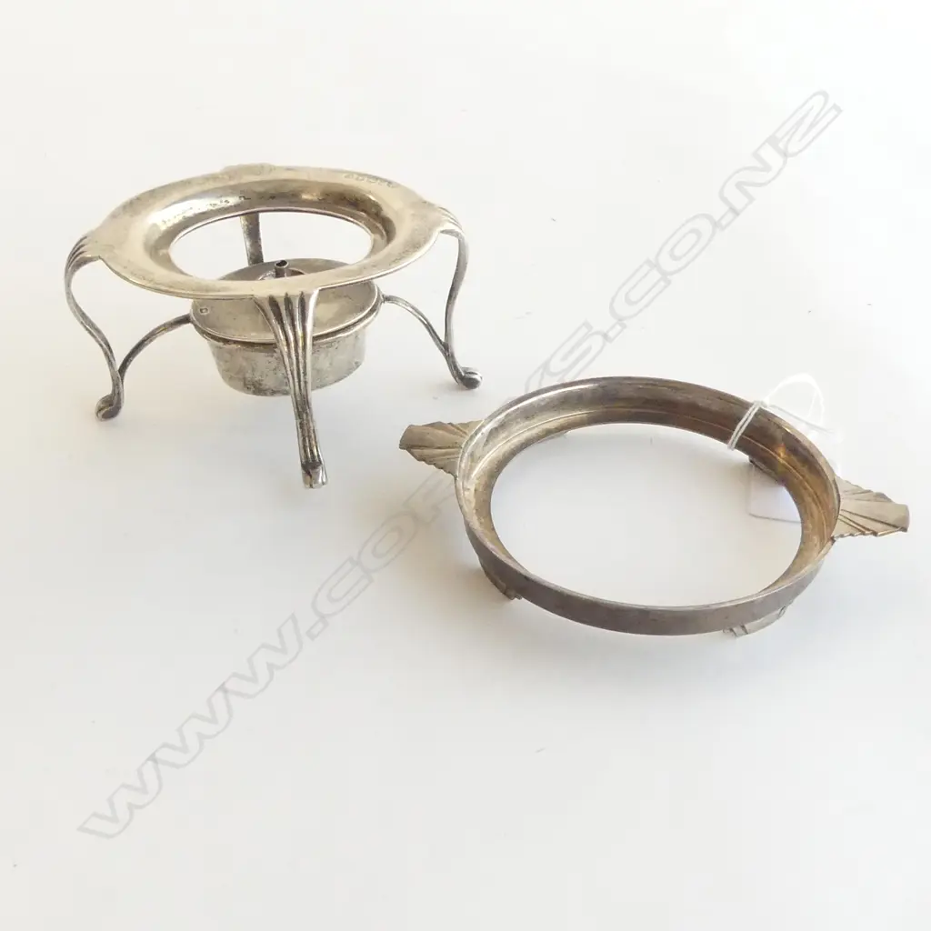 STG SILVER SPIRIT BURNER STAND + COASTER FRAME 172gms Image 1++