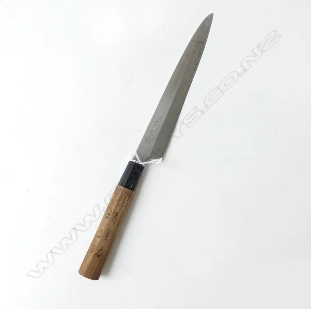 1960s JAPANESE CHEF'S KNIFE, SIGNED ON THE BLADE Image 1++