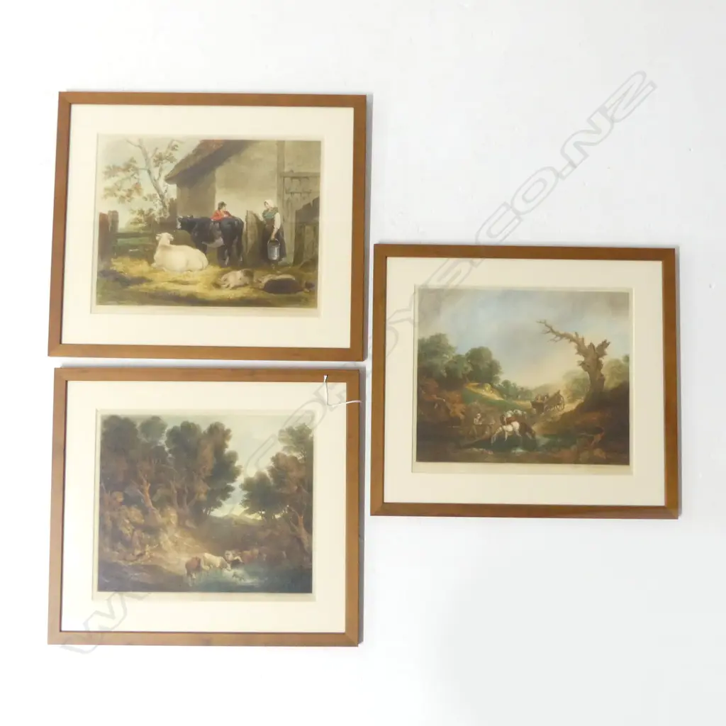 3 SIGNED LANDSCAPE PRINTS 300x355mm Image 1++
