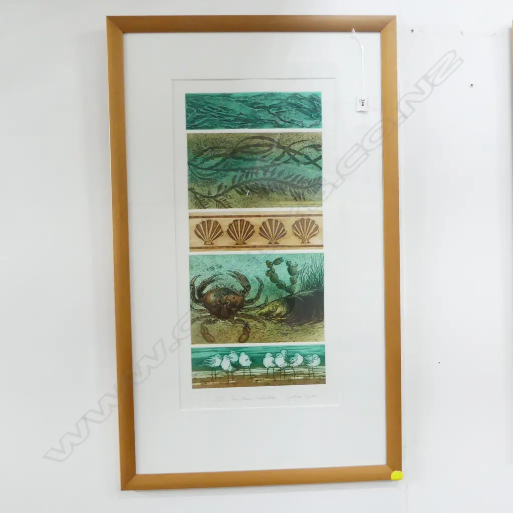 CYNTHIA TAYLOR 'SEA SHORE COLLECTION' ENGRAVING 11/100 600x300mm Image 1++