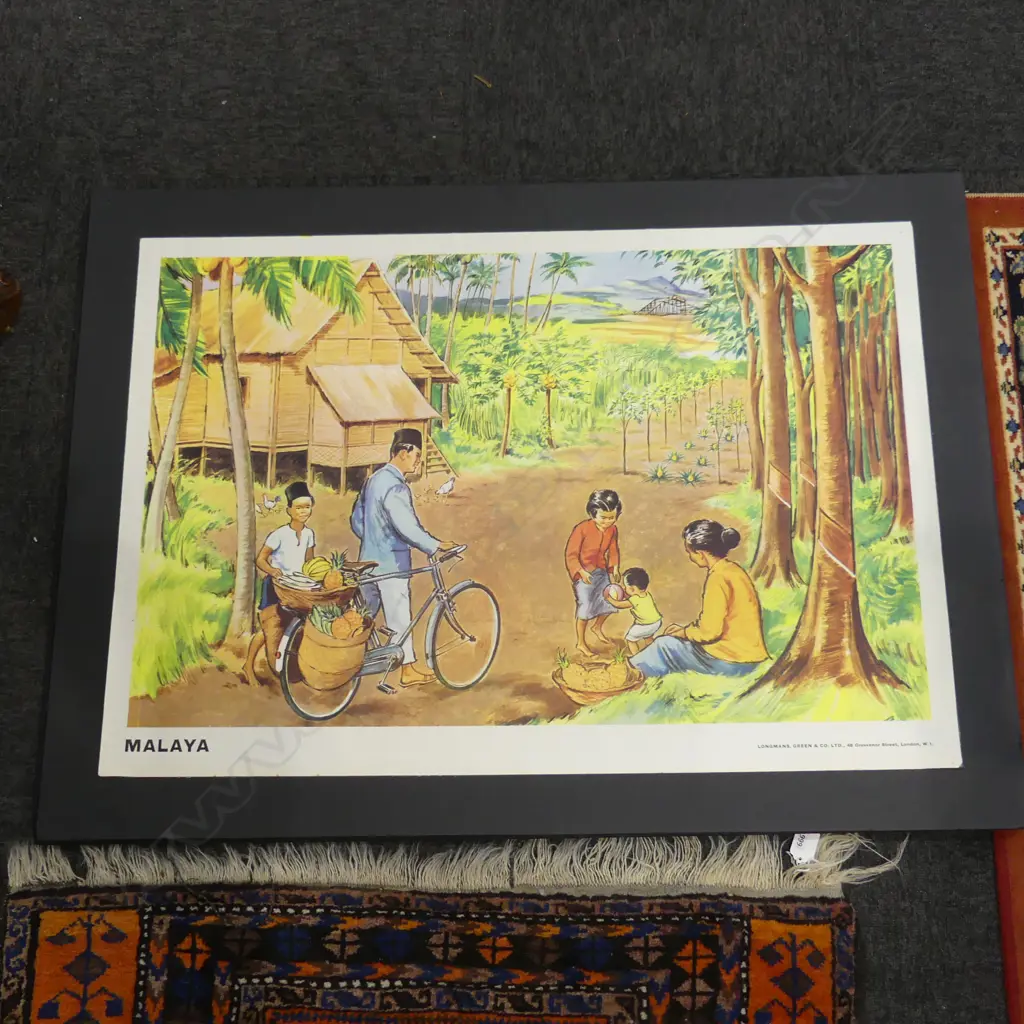 THREE VINTAGE POSTERS ‘EGYPT’, ‘MALAYA’, ‘THE FROZEN NORTH’ BY LONGMANS GREEN & CO LONDON, 610 x 890mm Image 1++