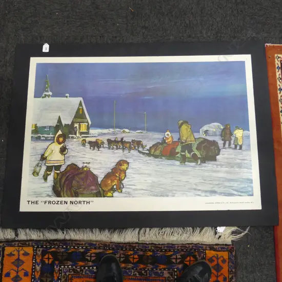 THREE VINTAGE POSTERS ‘EGYPT’, ‘MALAYA’, ‘THE FROZEN NORTH’ BY LONGMANS GREEN & CO LONDON, 610 x 890mm